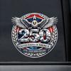 Наклейка Флаг США 250-летие Патриотическая 1776-2026 250 Лет Америка Автомобильная Наклейка День Независимости Наклейка на Бампер для Окон Автомобиля