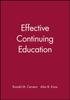 Книга Effective Continuing Education