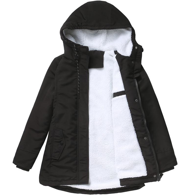 Женские парки, пальто BRIGH DEER, с капюшоном, застегивающимся на молнию, с завязкой на талии, большой размер, теплое пальто, зимняя верхняя одежда