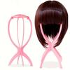 Wig Diaplay Stands Plastic Hat Display Wig Head Holder Mannequin Stand Portable Folding Flexible Plastic Wig Stand