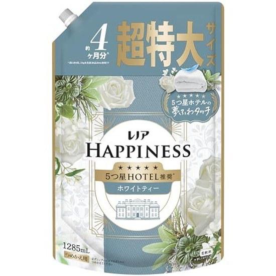Lenor Happiness 5-звездочный отель Мечта Мягкое прикосновение Кондиционер для белья Аромат Белого чая Рефил 1285 мл