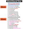 Металлический ремешок 22 мм 20 мм для Samsung Galaxy Watch 46 мм/3/Gear S3/Huawei Watch GT 2/3 Pro, браслет из нержавеющей стали для Amazfit GTR