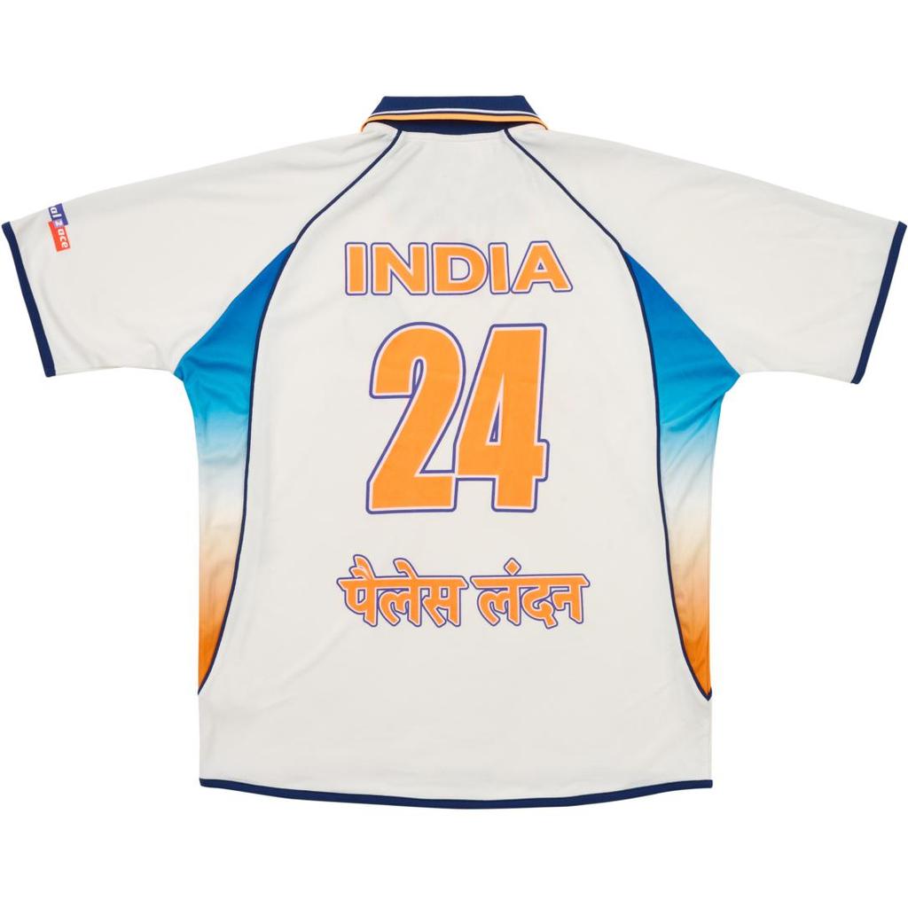 Palace Белые топы унисекс из джерси для крикета P26ES058