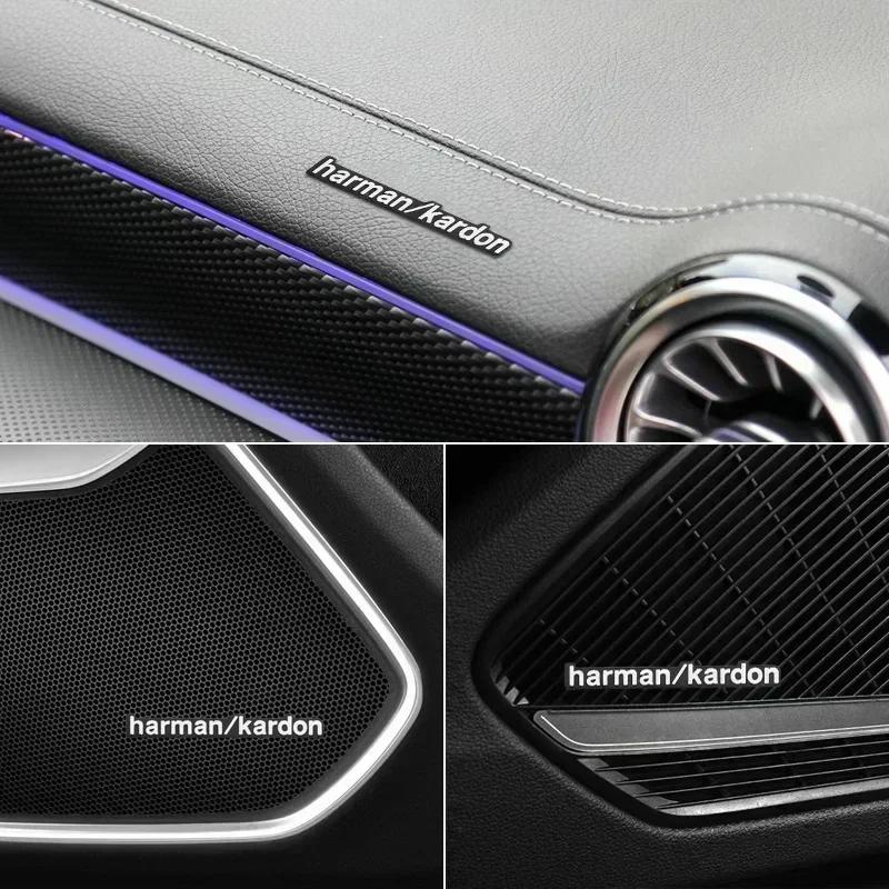 4 шт./8 шт. высококачественный металлический логотип harman/kardon для автомобиля Hi-Fi Динамик аудио Динамик Значок стерео Эмблема наклейка стайлинг