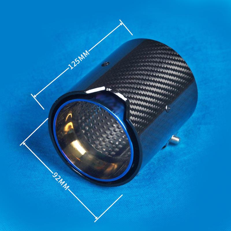 Модификация выхлопной насадки BMW M2/M3/M4 Титан Черный и Синий Углеволокно