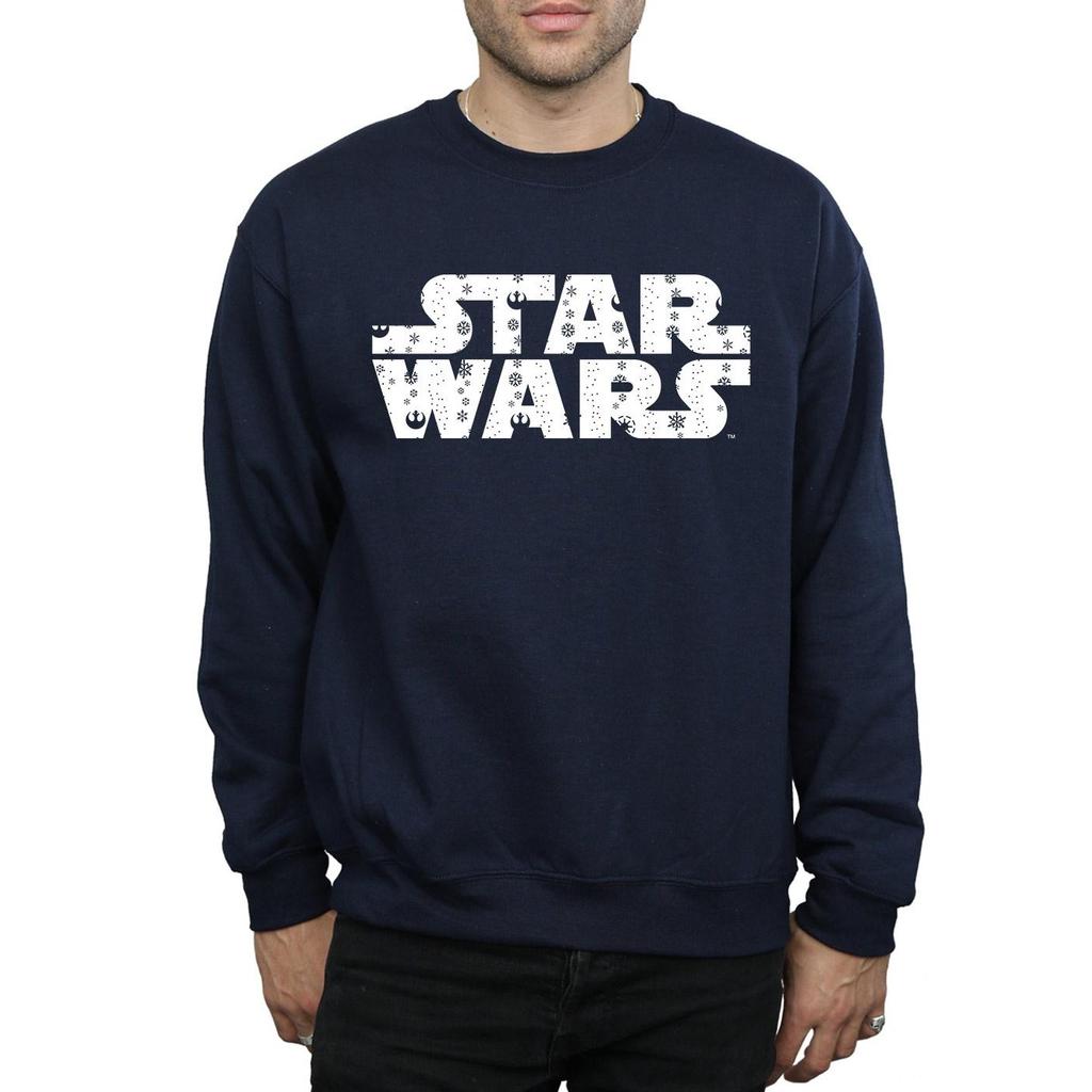 Star Wars Mens Christmas Logo Sweatshirt