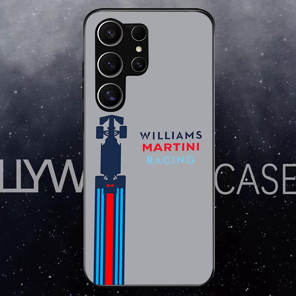 Чехол для телефона Racing M-Martini-ES для Samsung S25 Edge Ultra S23 S22 S21 S20 Ultra Plus S24 Fe A54 A53 A25 Стеклянная крышка