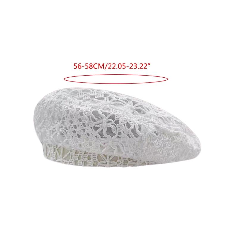 Женские хлопковые береты, вязаная крючком объемная шапка-бини, вязаная шапка ручной работы с вырезом, летняя кепка с цветочным принтом и черепом, цвет на выбор