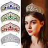 DIEZI 5 Colors Elegant Luxury Crystal Tiara Crown For Women Girls Wedding Party New Bridal Hair Dress Jewelry Accessories