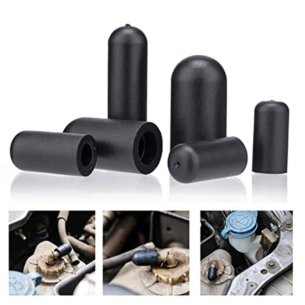 80 PCS Rubber Vacuum Cap Plug Kit Assorted Vacuum Plugs Hose End Cap Modern High Quality Rubber Vacuum Wire Cap Accessories