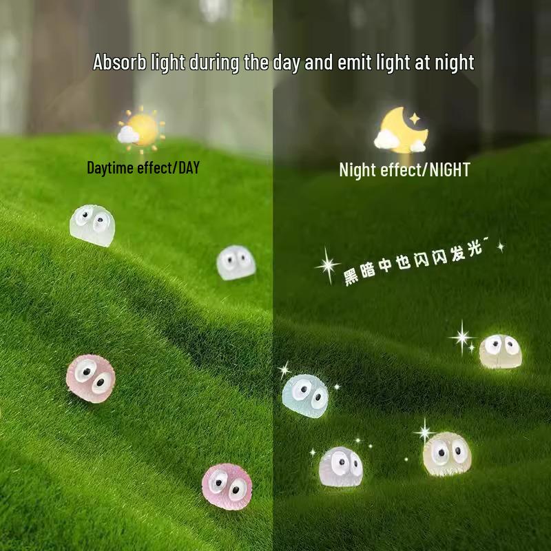 Мини-набор игрушек-симуляций животных, светящихся в темноте: Модели кролика и кошки для детей