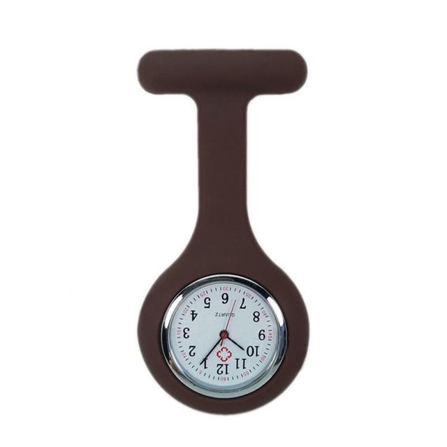 High Quality Silicone Nurse Watch Solid Medical Pocket Watch Pin Pocket Watch Hanging Watch Brooch Decor Quartz
