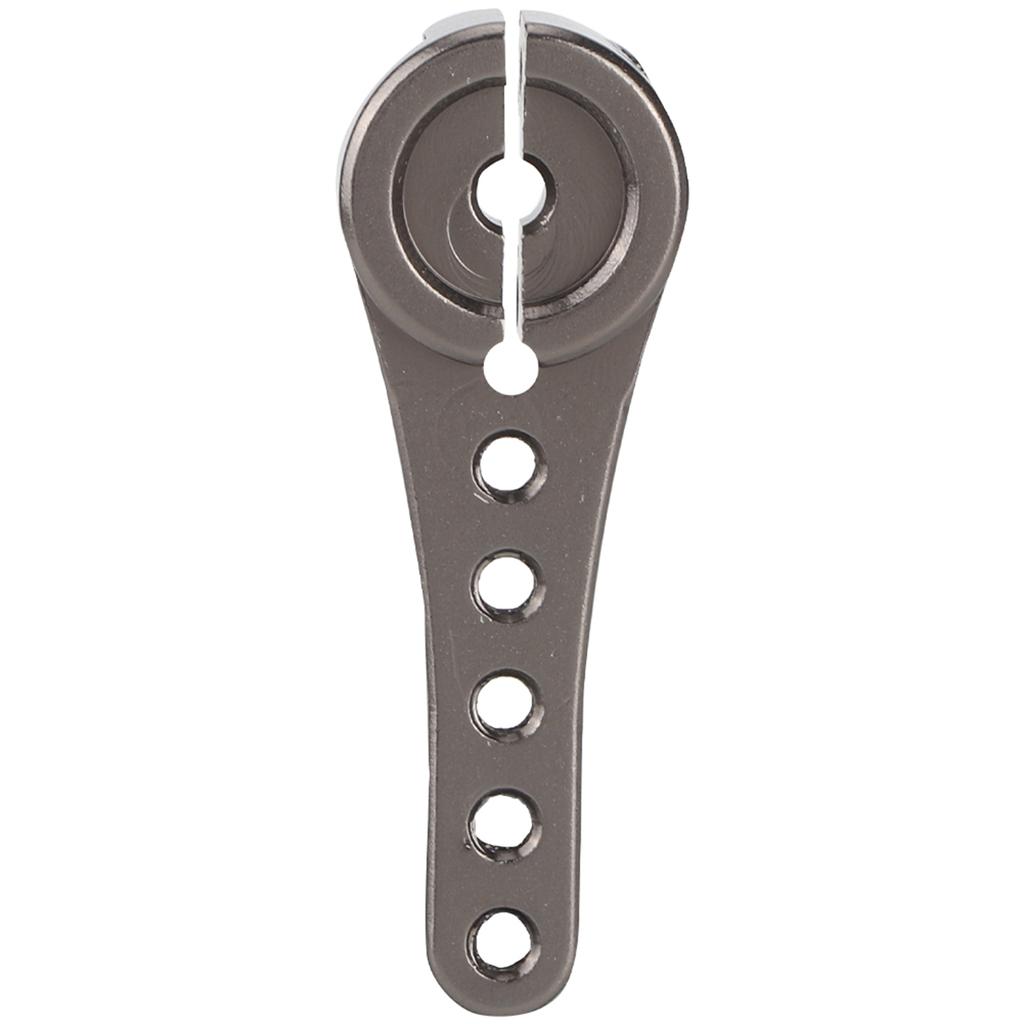 Длинный рулевой сервопривод из алюминиевого сплава, 25T, подходит для радиоуправляемых машин масштабом 1/10, 1/8, 1/5 (титан)