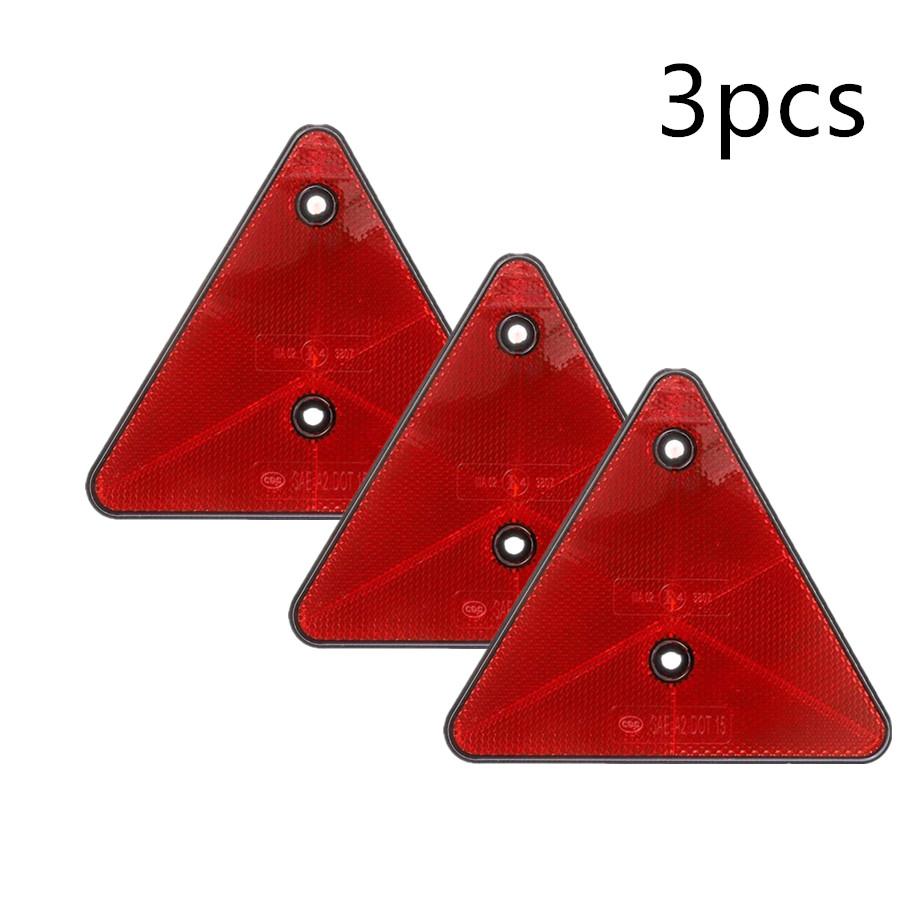 1/2/3 шт треугольный отражатель красный светоотражающий треугольный предупреждающий отражатель для прицепа автофургона кемпера грузовика тягача лодки грузовика