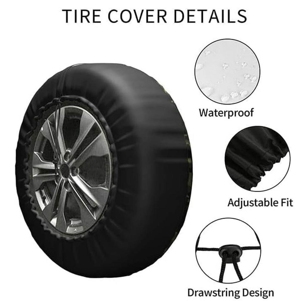 Крышка запасного колеса Mitsubishi Pajero, крышка запасного колеса серии Mitsubishi Pajero, чехлы для колес, модные автозапчасти, 14-15 дюймов