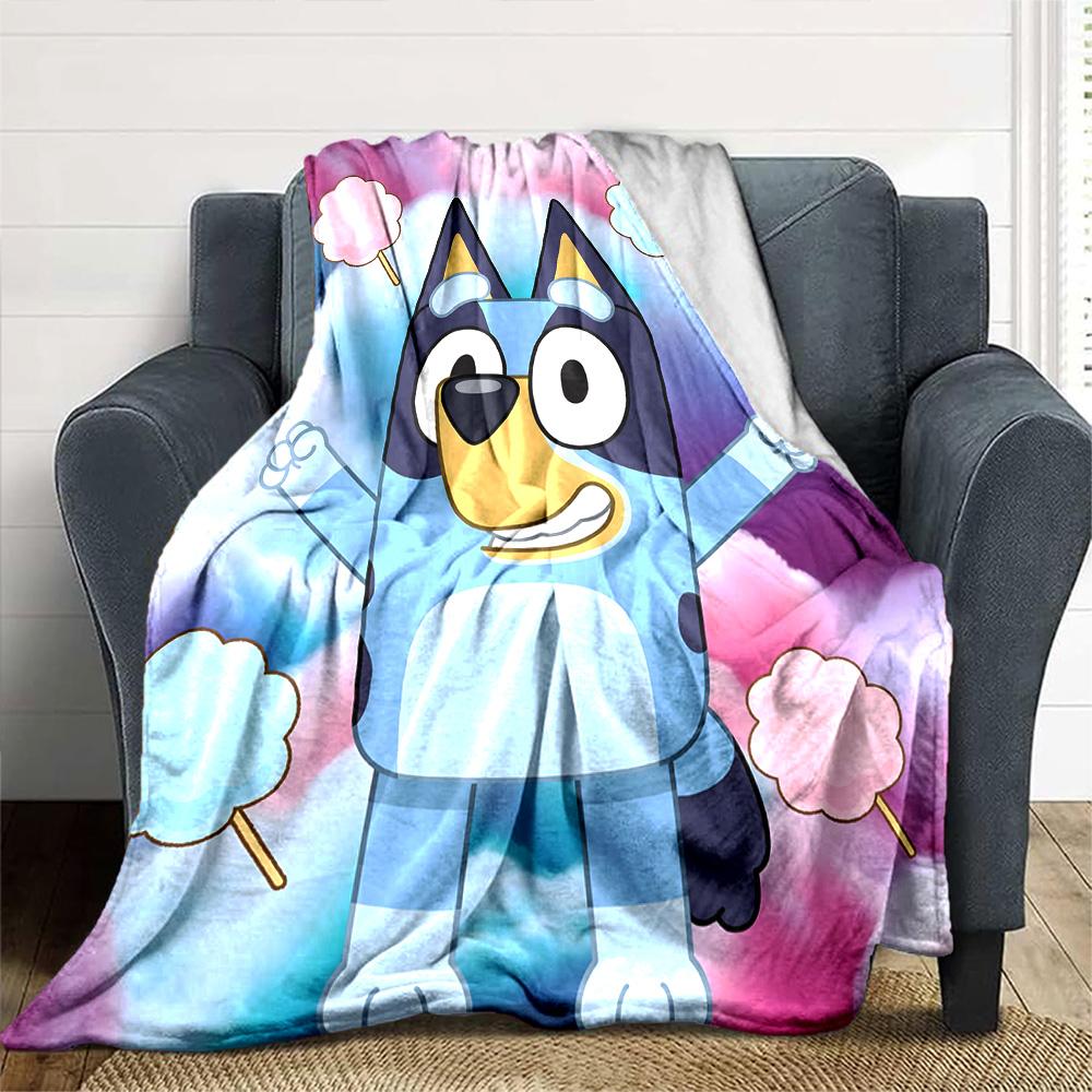 Bluey Blanket Durable Comfort Perfect for Office Chair Chair Bed for All Occasions Warmthful Decor Ideal Gift For Birthday Valentine'S Day