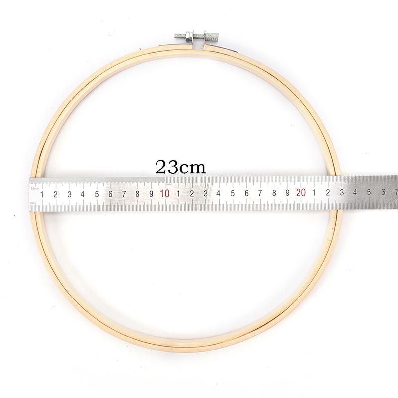 Wooden Cross Stitch Machine Bamboo Hoop Ring Embroidery Sewing