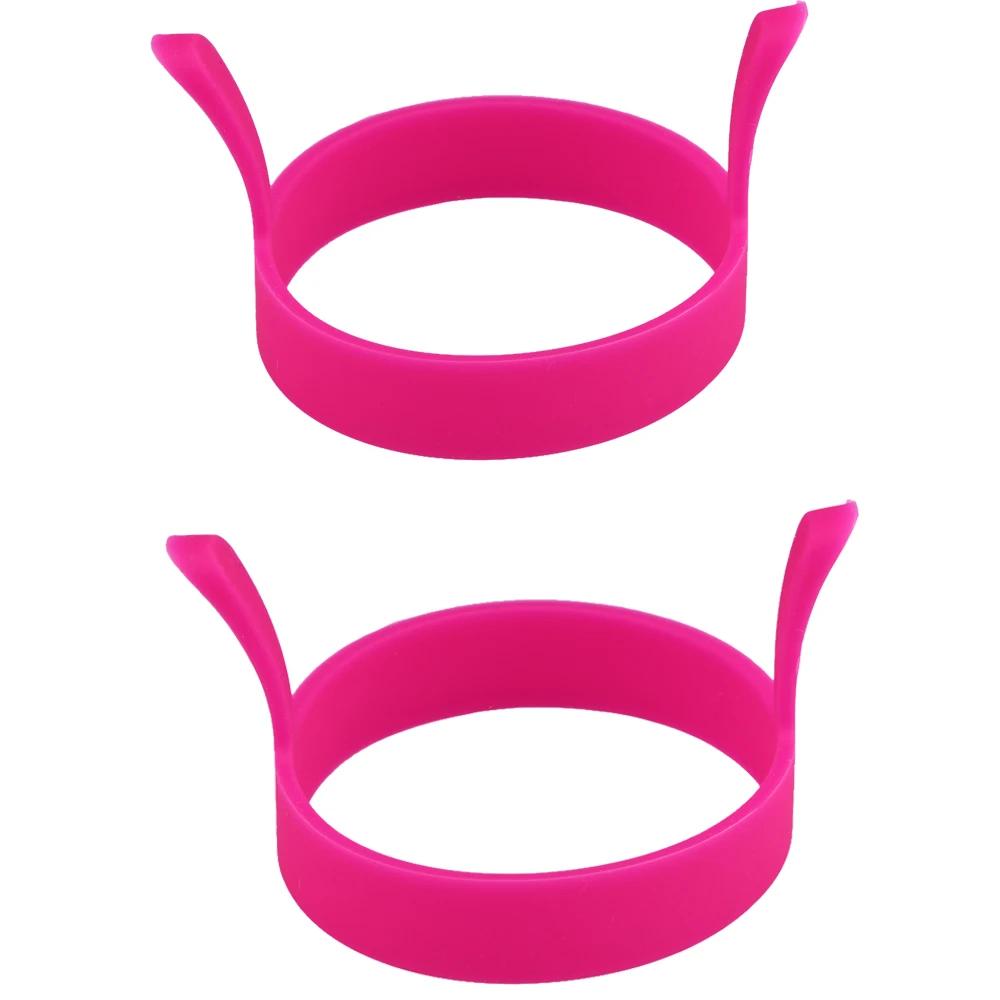 8X силиконовые кольца для жареных яиц, антипригарные кольца для блинов, термостойкие многофункциональные портативные креативные инструменты для приготовления пищи своими руками