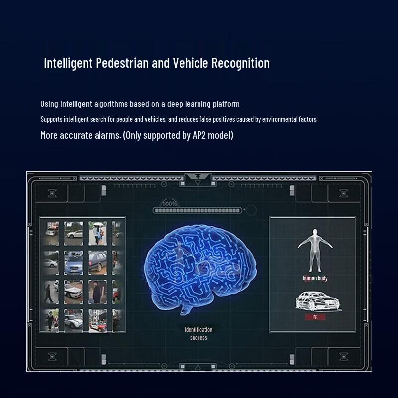 Hikvision 4Мп PoE Двухобъективная Широкоугольная 180° Камера Безопасности CN вилка (адаптер в комплекте)