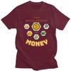 The Evolution Of Money T Shirts Unisex Crypto Bitcoin Gift Tshirt Streetwear Tee Tops For Husband Pure Cotton Slim Fit Tshirts