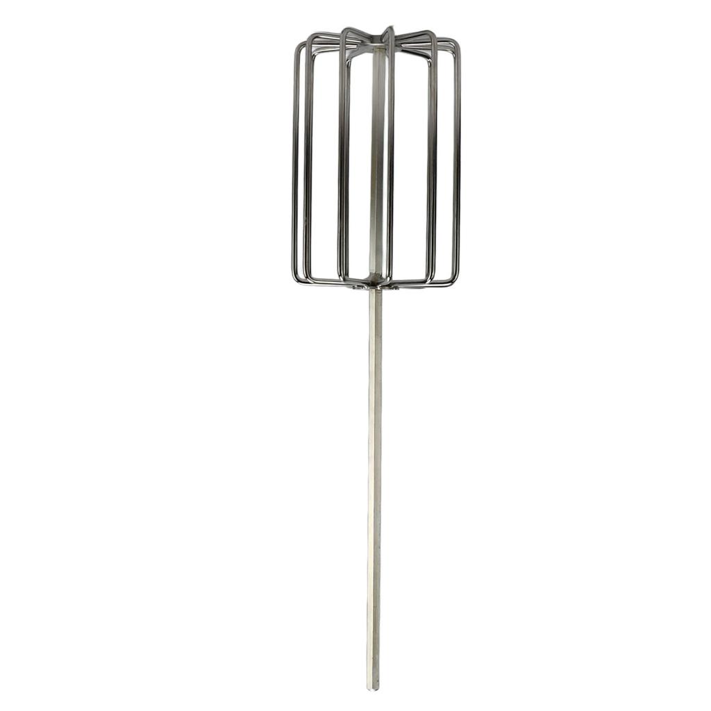 Смеситель для прикормки Прочный рыболовный инструмент из нержавеющей стали с 11 лезвиями Венчик для смешивания Аксессуары