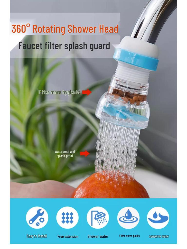 Скидка для новичков: Брызгозащищенный удлинитель крана и фильтр для очистки воды для кухни
