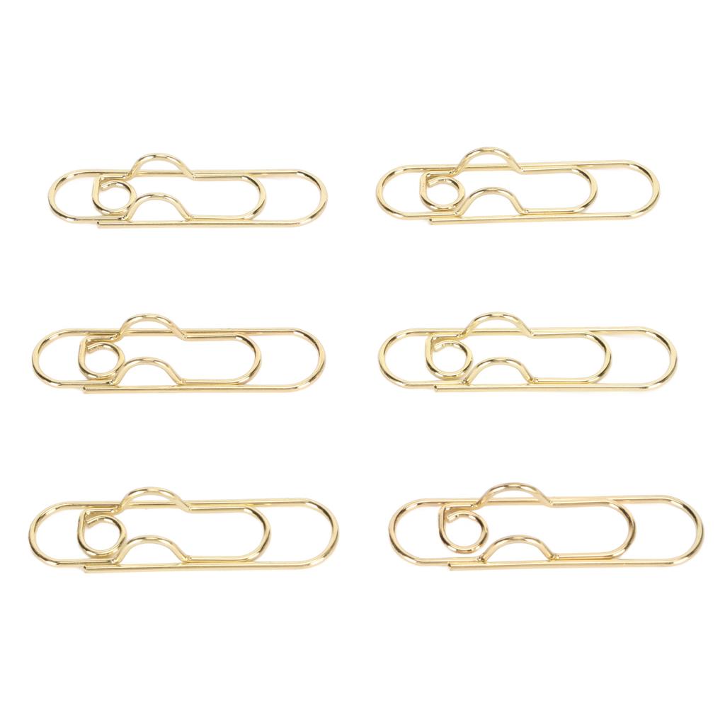 40 шт. зажимов для ручек из углеродистой стали, золотые зажимы для ручек, маленькие портативные зажимы для канцелярских принадлежностей 