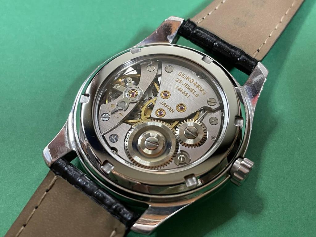 Задняя крышка King Seiko 44KS с минеральным стеклом 4402-8000 Прозрачная