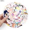 10 30 50 шт. Наклейки для художественной гимнастики DIY Подарочные игрушки Наклейки для ноутбука чемодана скейтборда телефона гитары Граффити Мультяшная наклейка