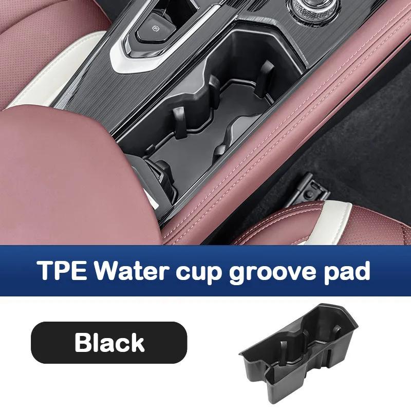 For GEELY Monjaro Xingyue L Car Central Control Water Cup Holder Protective Cover TPE Water Cup Slot Mat Auto Decoration