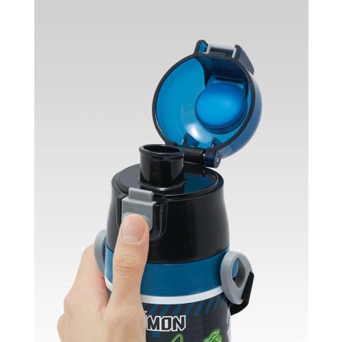 Skater Children's Water Bottle, Direct Drinking, 470ml, Pokemon Design, Size 25, Boys, Insulated, Stainless Steel, Lightweight, Sports Bottle, Kids' W