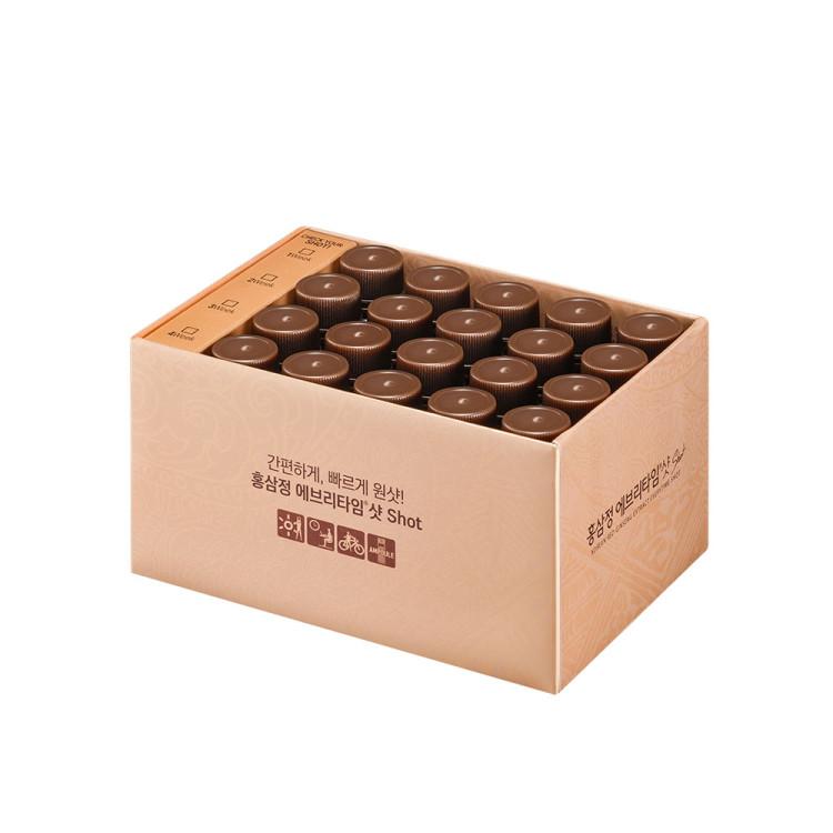 JungKwanJang Red Ginseng Extract Everytime Shot 20ml 20 Bottles, Korean Health Food