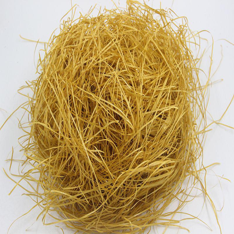 Multicolor Thick Paper Raffia Grass for Gift Box Packaging - Shockproof Material In Stock
