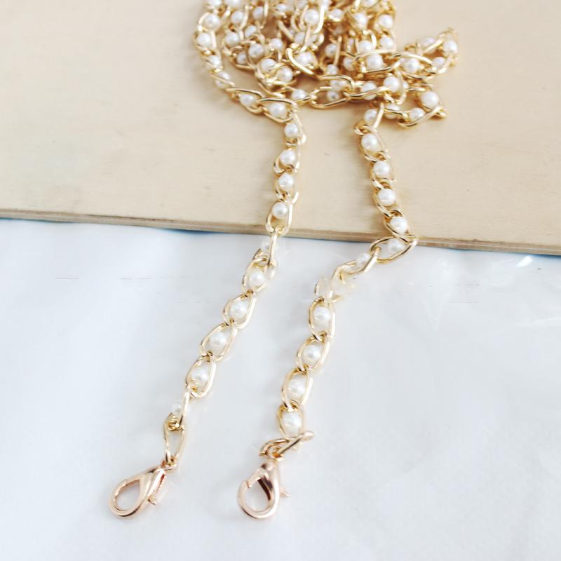 40-120 см жемчужная цепочка для сумки, сменный ремень для сумки, ремень, детали сумки