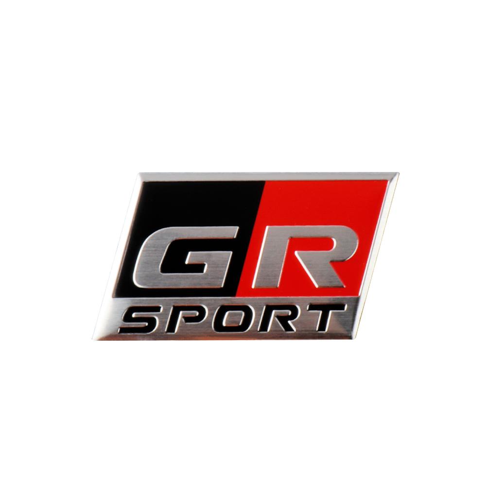 1 шт. 3D Алюминиевый Спортивный Значок GR Sport Наклейка на Авто Логотип Маркировка Эмблема Наклейка Декор Для RAV4 Avensis Prado Prius Автоаксессуар