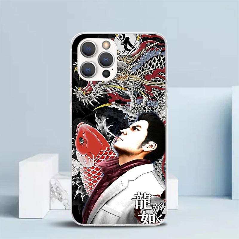 Чехол для iPhone 16 17 Air 15 14 Pro Max 16E с принтом Yakuza 0, Чехол для телефона 13 Mini 12 11 7 SE 8, Подходящие чехлы 16 17 Ai