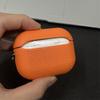 Роскошный чехол из натуральной кожи для AirPods Pro 3 Чехол AirPods Pro 2 Airpods 4 Airpods 3 Чехол Кожа Коровы с Рисунком Личи с Пряжкой