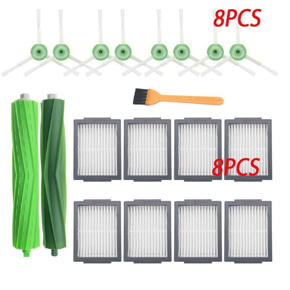 Hepa фильтр пылесборник рулон щетки для iRobot Roomba i7 E5 E6 i3 серии робот-пылесос запасные части аксессуары