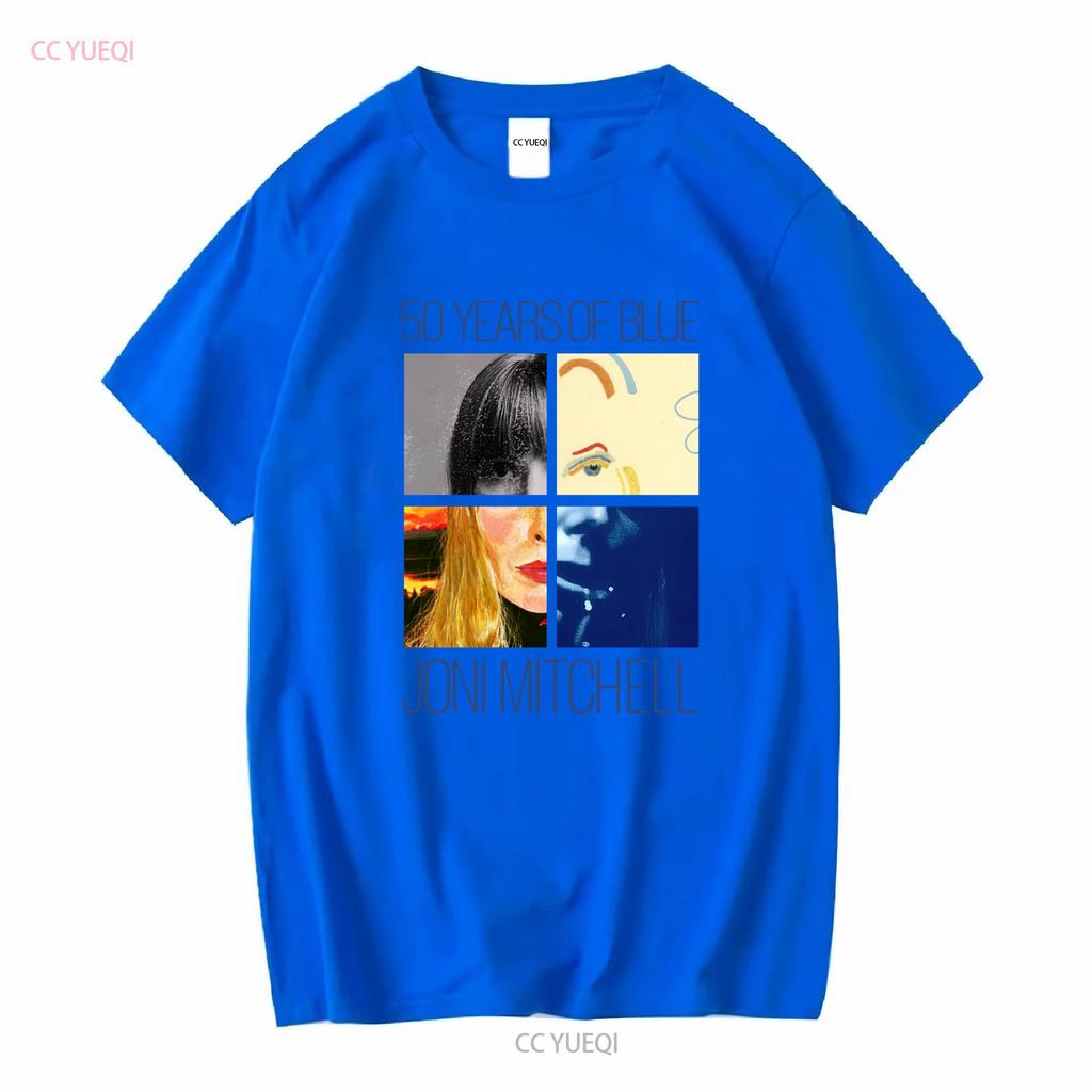 Джона Митчелл 50 Лет Blue in White Футболка Полный Размер от S до 5XL LL1637 винтажная Стиранный Топ Для Повседневной Носки Унисекс Мягкий