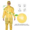 3085T Желтый защитный комбинезон антистатический химический кислотно-щелочной защитный костюм(XXL)