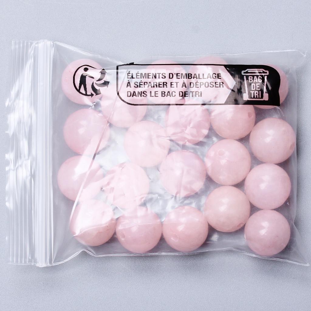 Товары для дома и вечеринок Материал для ожерелья-брелока Розовый натуральный камень случайного цвета Круглые бусины ручной работы «сделай сам» 20-60 шт. 4/6/8/10/12 мм свободные бусины