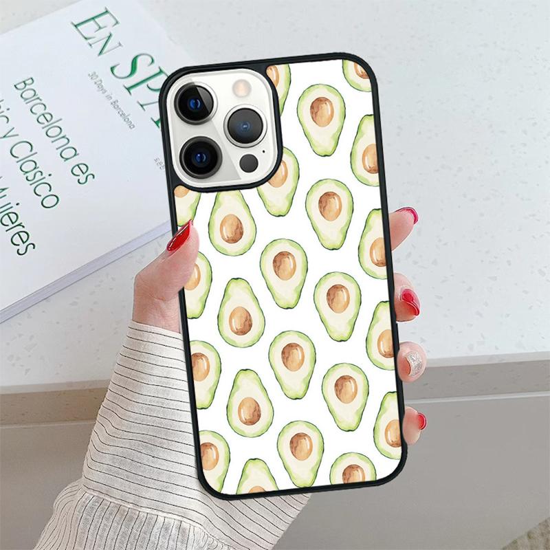 Чехол для телефона с фруктами Авокадо, Груша, Папайя Для iPhone 17 Air 15 16 16e 14 13 12 11 Pro Max Coque Для Apple PLUS fundas