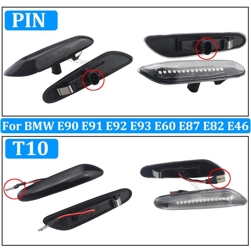 New LED Dynamic Turn Signal Blinker Side Marker Mirror Indicator Light For BMW 1 Series E88 Cabriolet 2008-2013