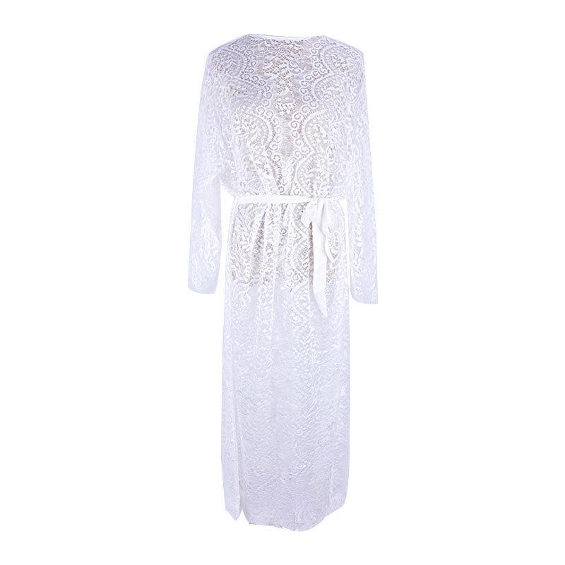 Новая кружевная накидка на бикини, сексуальная пляжная куртка, солнцезащитный крем, купальник, верхняя одежда