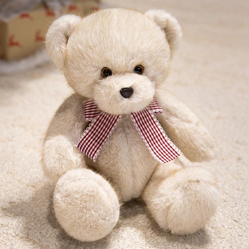 Cute Bears Stuffed Plush Toys Soft Animal Dolls For Kids Birthday Valentine'S Day Gifts Home Decor Party Bear Plushies