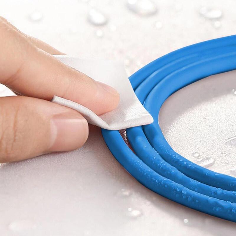120W 6A Super Fast Charge Liquid Silicone Cable Type C Charger Micro USB Data Line 2m with Indicator Light