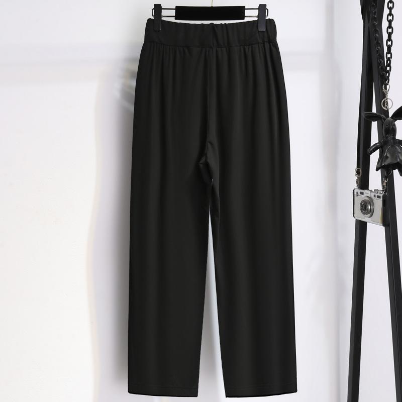 Женские летние повседневные спортивные свободные шаровары брюки больших размеров