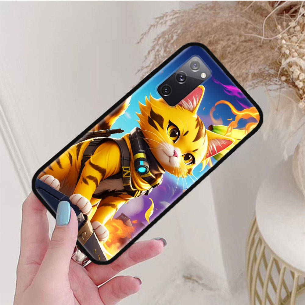 Черный чехол для Samsung Note 20 Lite S24 Ultra S23 A03 A05 A06 A11 A71 A15 A16 A13 A24 A25 A33 A52 A53 A50 M55 M35 Plus F-94 Fortnite Funny Game