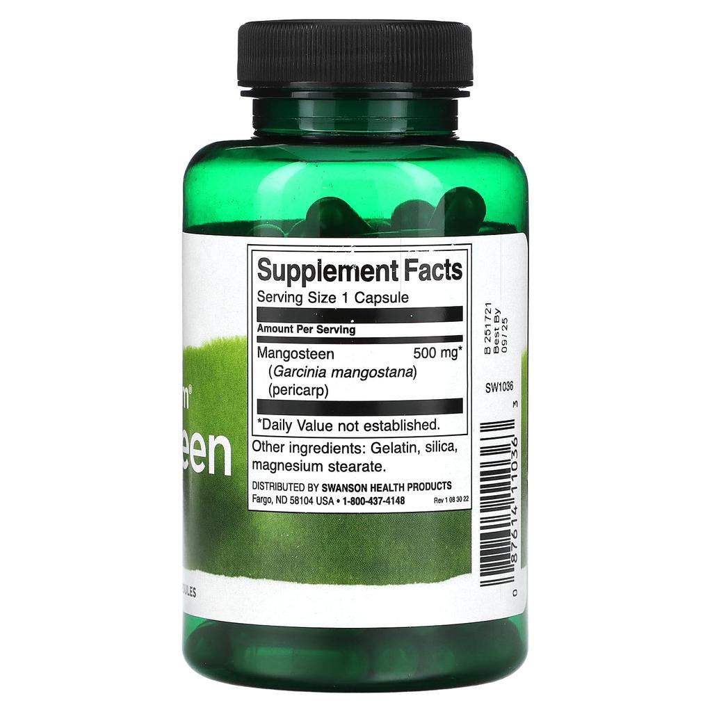 Full Spectrum Mangosteen, 500Mg, 100 Capsules