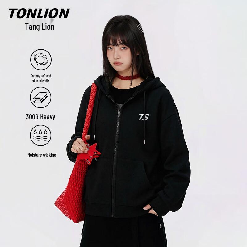 Женская толстовка с капюшоном на молнии TonLion